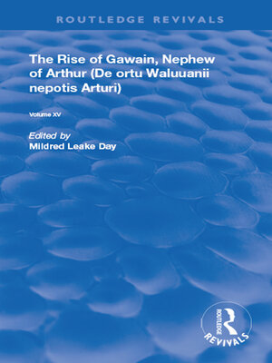 cover image of The Rise of Gawain, Nephew of Arthur